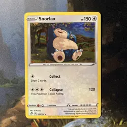 Snorlax (Rebel Clash 141/192) cosmos holo variant Pokemon TCG card - Image 1