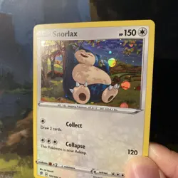 Snorlax (Rebel Clash 141/192) cosmos holo variant Pokemon TCG card - Image 2
