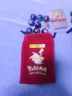 Pokemon Marble Sets Lot Plus Gold Card - Image 2