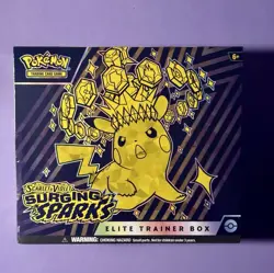 TCG Pokemon English Surging Sparks ETB (Elite Trainer Box) w/ Shrink Sealed - Image 1