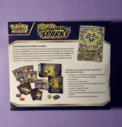 TCG Pokemon English Surging Sparks ETB (Elite Trainer Box) w/ Shrink Sealed - Image 2