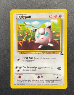 Pokemon WOTC Black Star Promo -Jigglypuff- #7 - Image 1