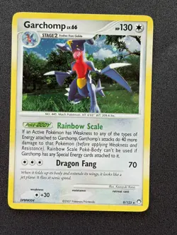 Pokemon TCG Mysterious Treasures -Garchomp- Holo Rare 9/123 - Image 1