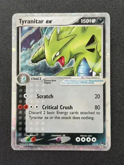 Pokemon TCG POP Sereis 1 -Tyranitar ex- Ultra Rare Holo 17/17 - Image 1