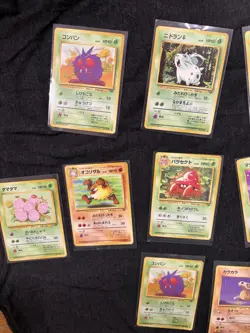 Japanese Pokemon Jungle Set Card Lot [XX] Cards Vintage 1996 Commons Uncommons - Image 2