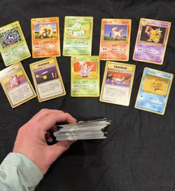 Japanese Pokemon Base Set Card Lot 99 Cards Vintage 1996 w/ Arcanine Bulbasaur - Image 5