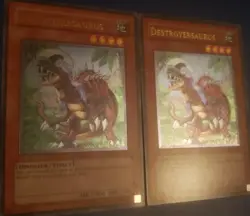 YuGiOh Destroyersaurus FOTB-EN017 X2 Ultimate Rare Unlimited Dino Lp - Image 2