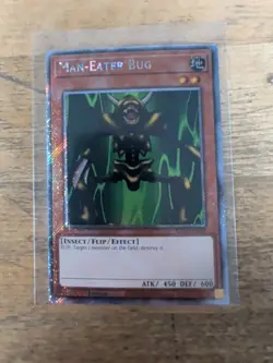 Man-Eater Bug Platinum Secret Rare! RA03-EN082 1st! NM! - Image 1