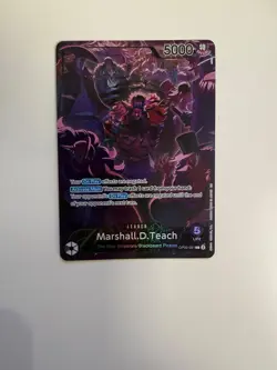 Marshall.D.Teach (English Version 2nd Anniversary Set) OP09-081 One Piece TCG PR - Image 1
