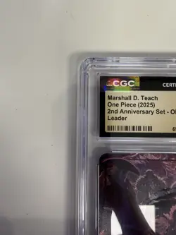 CGC 10 Marshall.D.Teach (English Version 2nd Anniversary Set) OP09-081 One Piece - Image 3