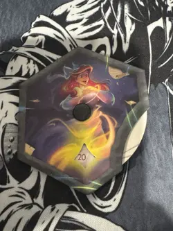 Disney Lorcana Ariel Lore Counter/Dial - Whispers Illuminator's Trove - Image 1
