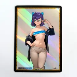 A-CHAN Waifu Anime Card LIMITED 1/1 Custom TCG Holo Goddess Story ACG T13674 - Image 1