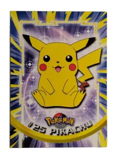 Pikachu #25 Pokemon Topps Card Pink Label Rare - Image 1