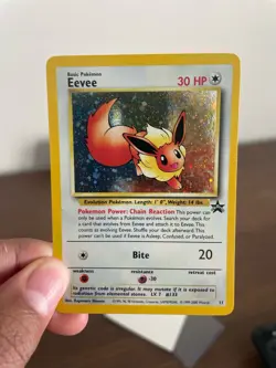 Pokemon TCG Holo Mew and Eevee Black Star Promo Cards - Image 5