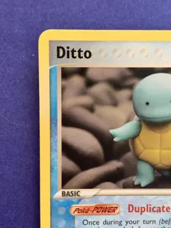 Pokemon TCG Ditto 64/113 Squirtle EX Delta Species 2005 Card NM Non Holo Vintage - Image 2