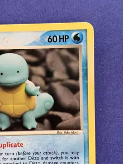 Pokemon TCG Ditto 64/113 Squirtle EX Delta Species 2005 Card NM Non Holo Vintage - Image 3