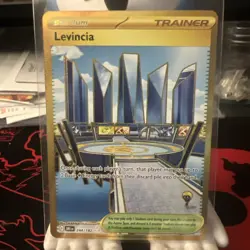 Levincia 244/182 Sv10: Destined Rivals Gold Hyper Rare Pokemon TCG Card NM - Image 1