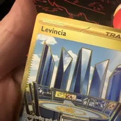 Levincia 244/182 Sv10: Destined Rivals Gold Hyper Rare Pokemon TCG Card NM - Image 5