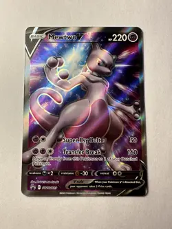 Mewtwo V - SWSH229 - Pokemon Promo Sword & Shield Ultra Rare Holo Card NM - Image 1