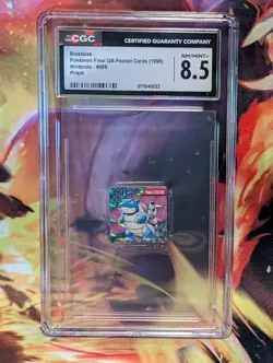 Pokemon Final Gameboy Pocket Cards Blastoise #9 Prism Cgc 8.5 - Image 1