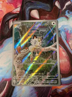 Meowth 106/094 Me02: Phantasmal Flames Holo IR NM Pokemon Card 2025 - Image 1