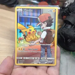 Pokemon Pikachu Cosmic Eclipse Holo Card 241/236 70 HP Nuzzle Volt Tackle - Image 1