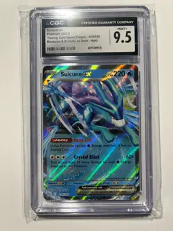 Pokemon TCG Suicune EX Classic Collection Trading Card 010/034 - Image 1