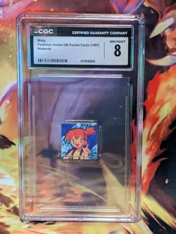Pokemon Anime Gameboy Pocket Cards Misty Cgc 8 - Image 1