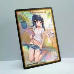 CYNTHIA DAWN Waifu Anime Card LIMITED 1/1 Custom TCG Holo T13643 - Image 2