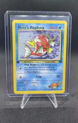 Misty’s Magikarp 88/132, Gym Challenge 1st Ed Non Holo Pokemon Card WOTC, LP - Image 1