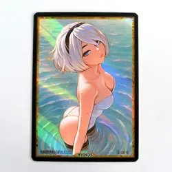 2B Waifu Anime Card LIMITED 1/1 Custom TCG Holo Goddess Story ACG T13635 - Image 1