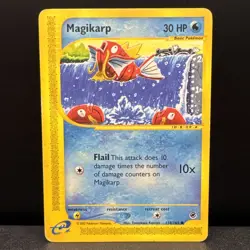 Pokemon TCG Magikarp Card 118/165 Expedition E-Reader WOTC HP/Dam Non Holo - Image 1
