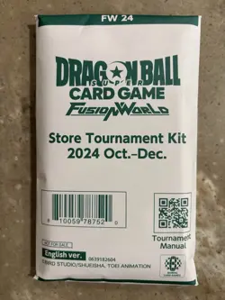 DRAGON BALL SUPER CARD GAME FUSION WORLD STORE TOURNAMENT KIT 2024 OCT - DEC NEW - Image 1