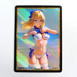 ARTORIA PENDRAGON Waifu Anime Card LIMITED 1/1 Custom TCG Holo T13623 - Image 1