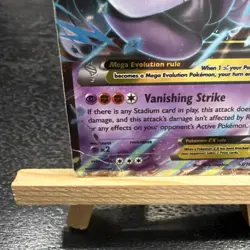 Pokemon - M Mega Mewtwo EX Ultra Rare Holo TCG Card 63/162 XY Breakthrough - Image 5