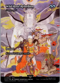 Wild Rose Rebellion - Counterspell (Showcase) U FINAL FANTASY: TTA 4 NM Normal - Image 1
