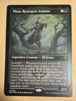 Nissa, Resurgent Animist (Foil Etched) March of the Machine: The Aftermath Foil - Image 2