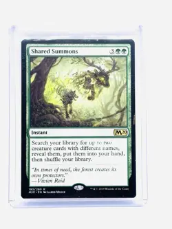 Magic The Gathering, Shared Summons,Core Set 2020, Regular MT/NM - Image 1