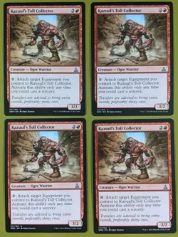 Kazuul's Toll Collector x4 Oath of the Gatewatch 4x Magic the Gathering MTG - Image 1