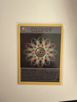 Pokemon Vintage Team Rocket Rainbow Energy Non Holo Rare - Image 1