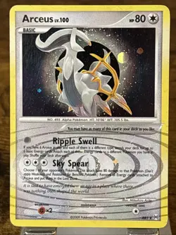 Pokemon Arceus #AR5 Arceus (AR5) Holo Rare - Image 1