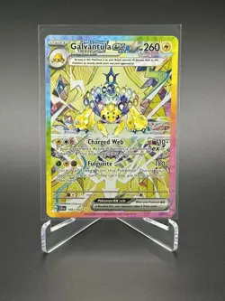 Pokemon Stellar Crown Galvantula EX 2024 Special Illustration Rare #168/142 - Image 1