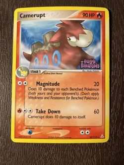 Camerupt 36/110 Reverse Holo EX Holon Phantoms Pokemon 2006 - Image 1