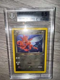 Pokemon TCG Dark Scizor Holo Neo Destiny 9/105 BGS 8.5 NM-Mint+ - Image 1