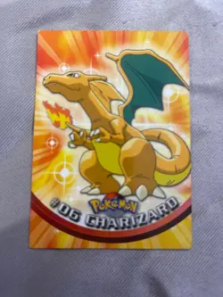 1999 Topps Pokemon TV Animation Edition Charizard #6 Black Topps - Image 1
