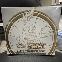 Pokemon Sword & Shield Brilliant Stars Elite Trainer Box Booster Sleeves English - Image 1