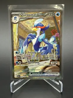Pokemon TCG Paldea Evolved Quaquaval Ex 260/193 Special Illustration Rare SIR - Image 1