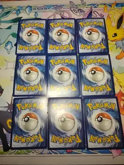 Pokemon Eevee Evolution Lot Of 9 Holo Reverse NM - Image 2