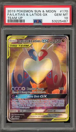 Pokemon Latias & Latios GX Team Up Full Alt Art #170 PSA 10 Gem Mint - Image 1