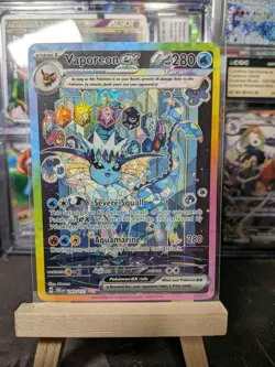 Pokemon Vaporeon ex Special Illustration Rare Holo Sv: Prismatic Evolutions 149… - Image 1